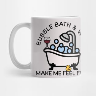 Bubble Bath and Wine Mug
